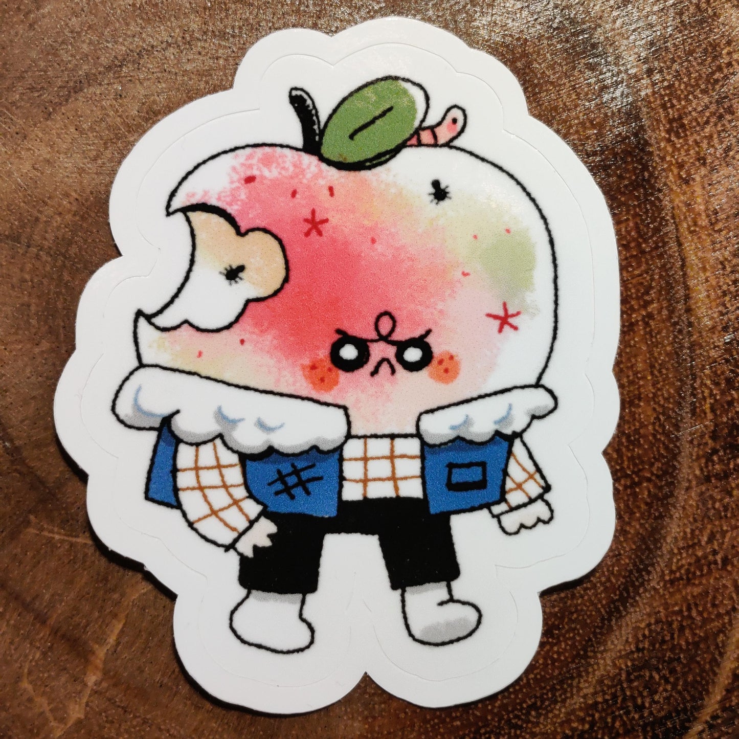 Cute Rotten Apple Sticker