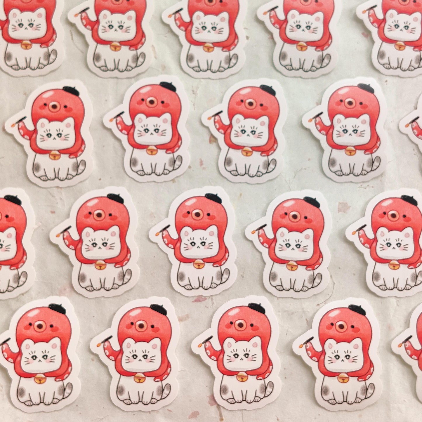 Cute Tako Neko Sticker