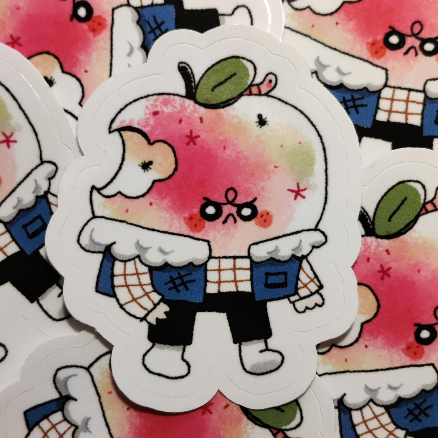 Cute Rotten Apple Sticker