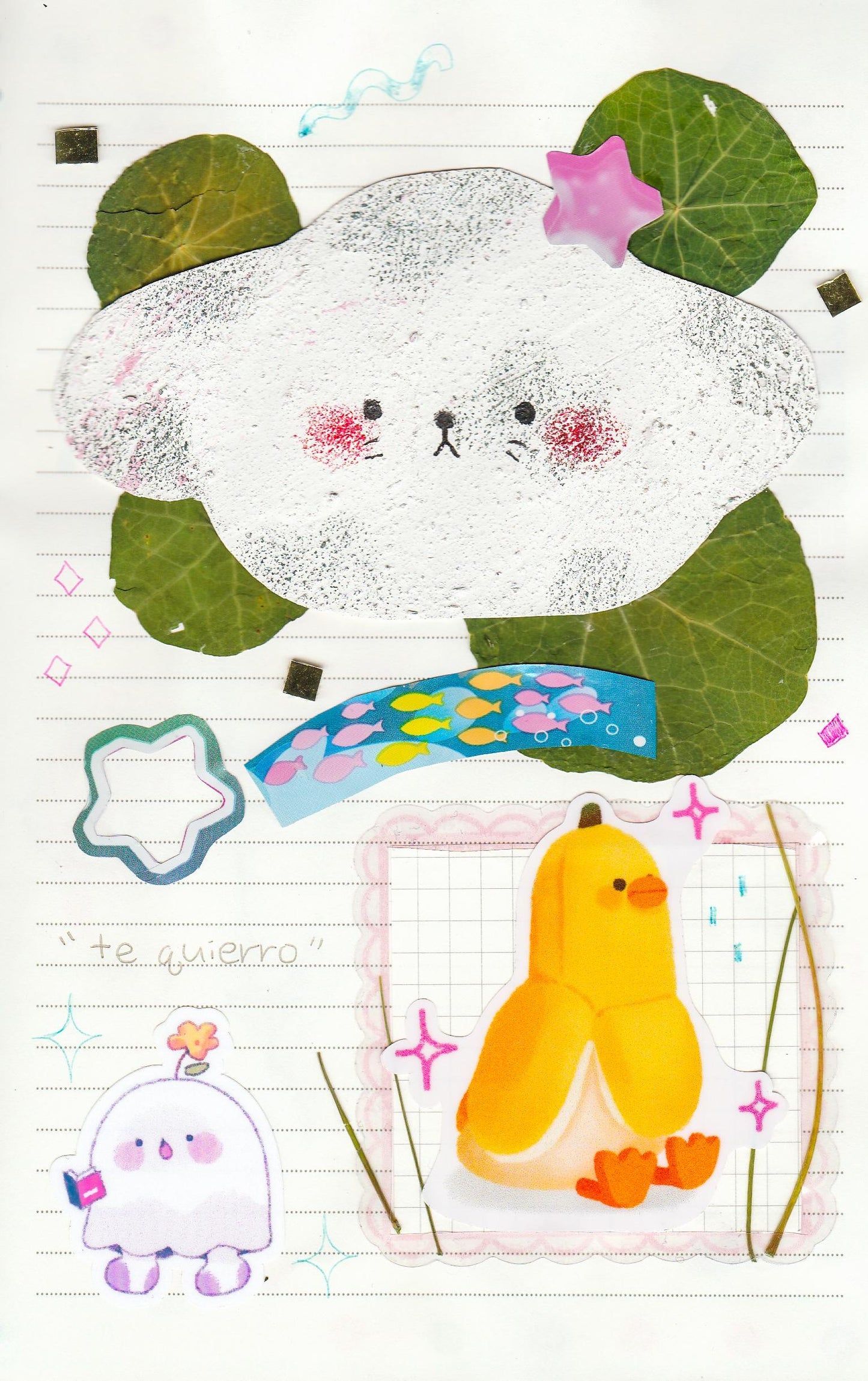 Cute Banana Duck Sticker