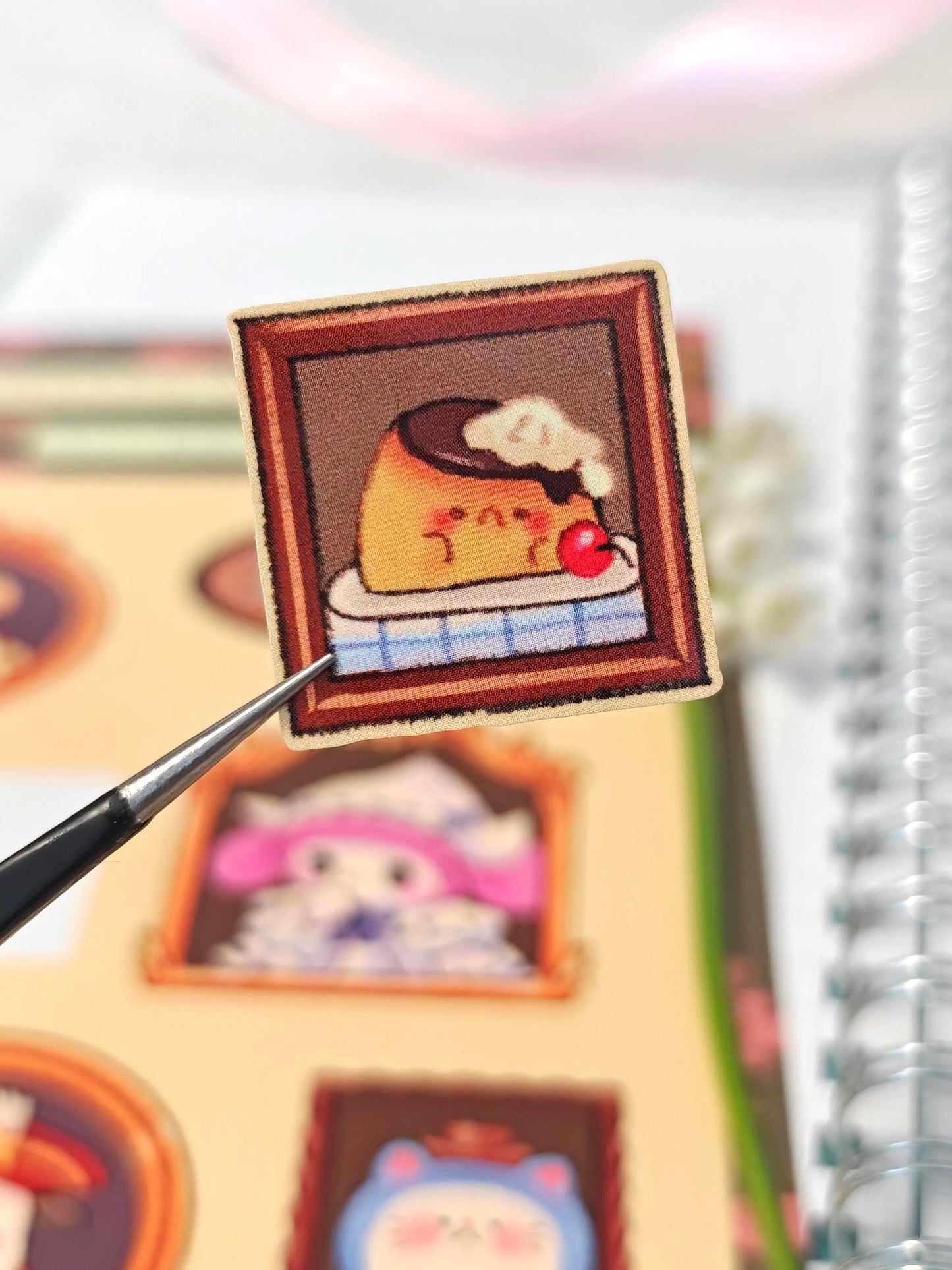 Super Cute Art Gallery Sticker Sheet - Sanrio Friends