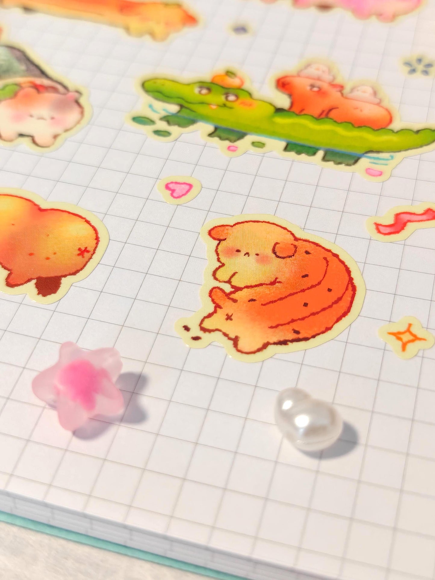 Super Cute Sticker Sheet - Long Friends