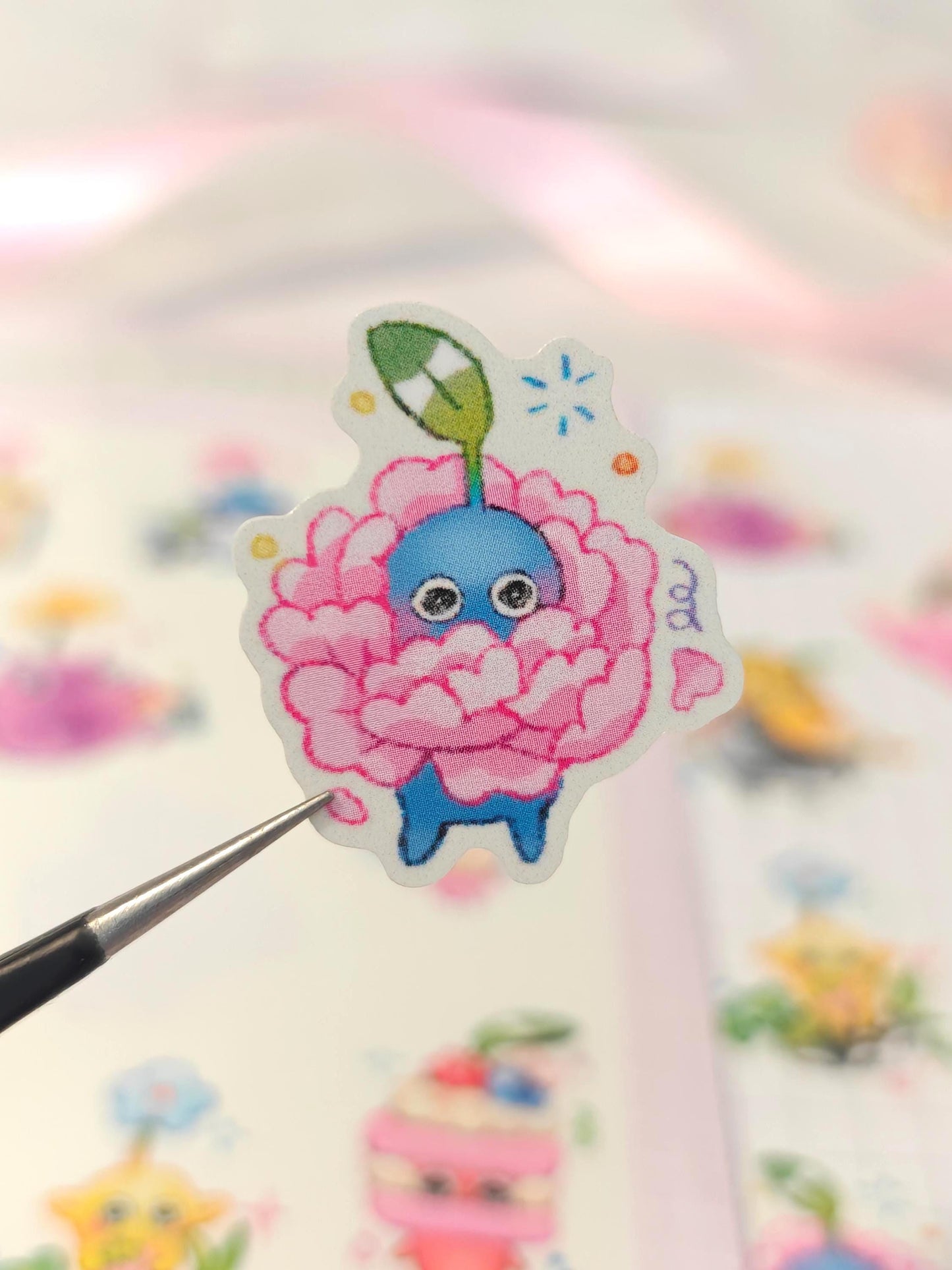 Super Cute Sticker Sheet - Pikmin Bloom