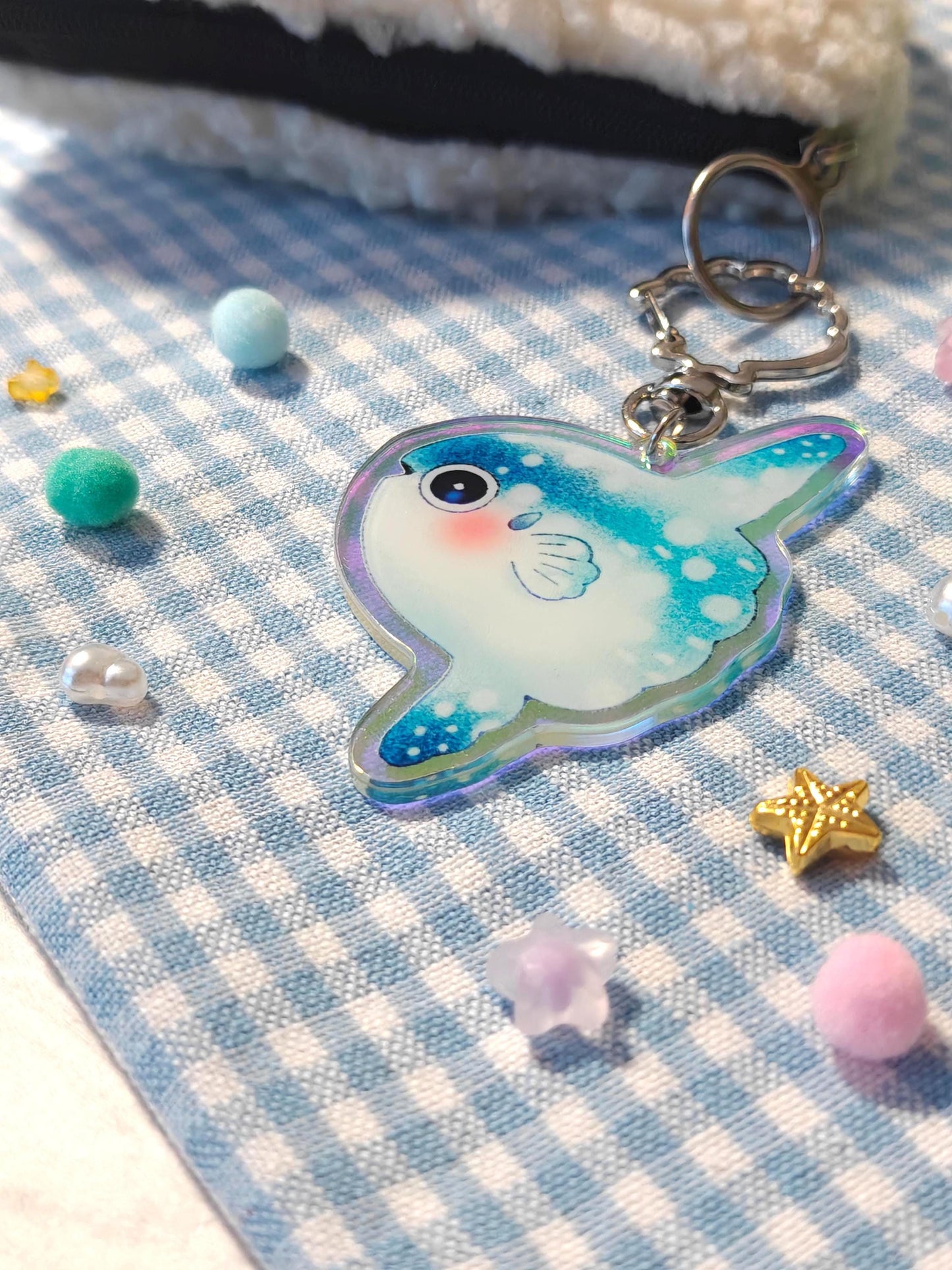 Cute Acrylic Keychain - Mola Mola