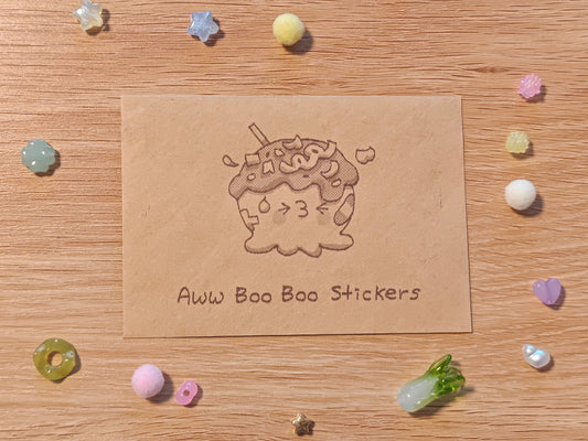 Aww Boo Boo Sticker Pack