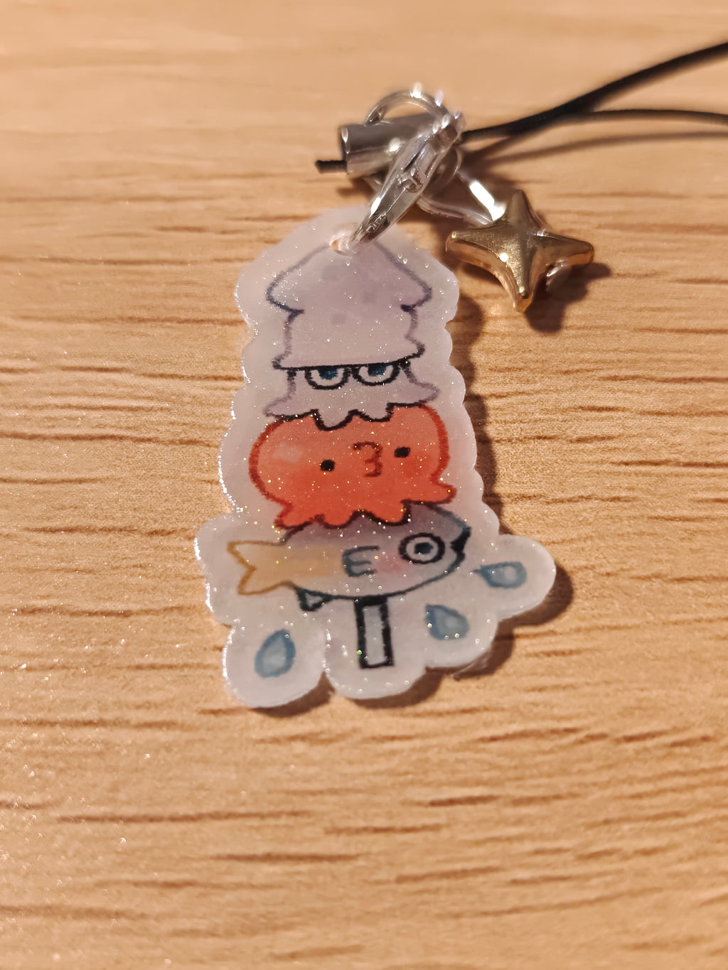 Handmade Glossy Foodie Phone Charms