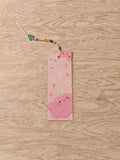 Handmade Vinyl Ditto Bookmark with Charms & Beads