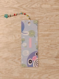 Handmade Vinyl Poliwag Bookmark with Charms & Beads