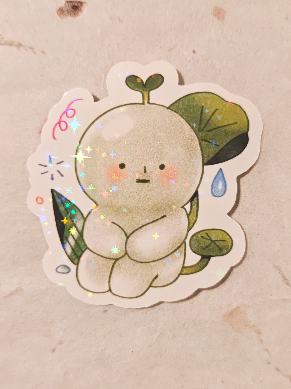 Holographic Smiski Vinyl Die-Cut Sticker Pack
