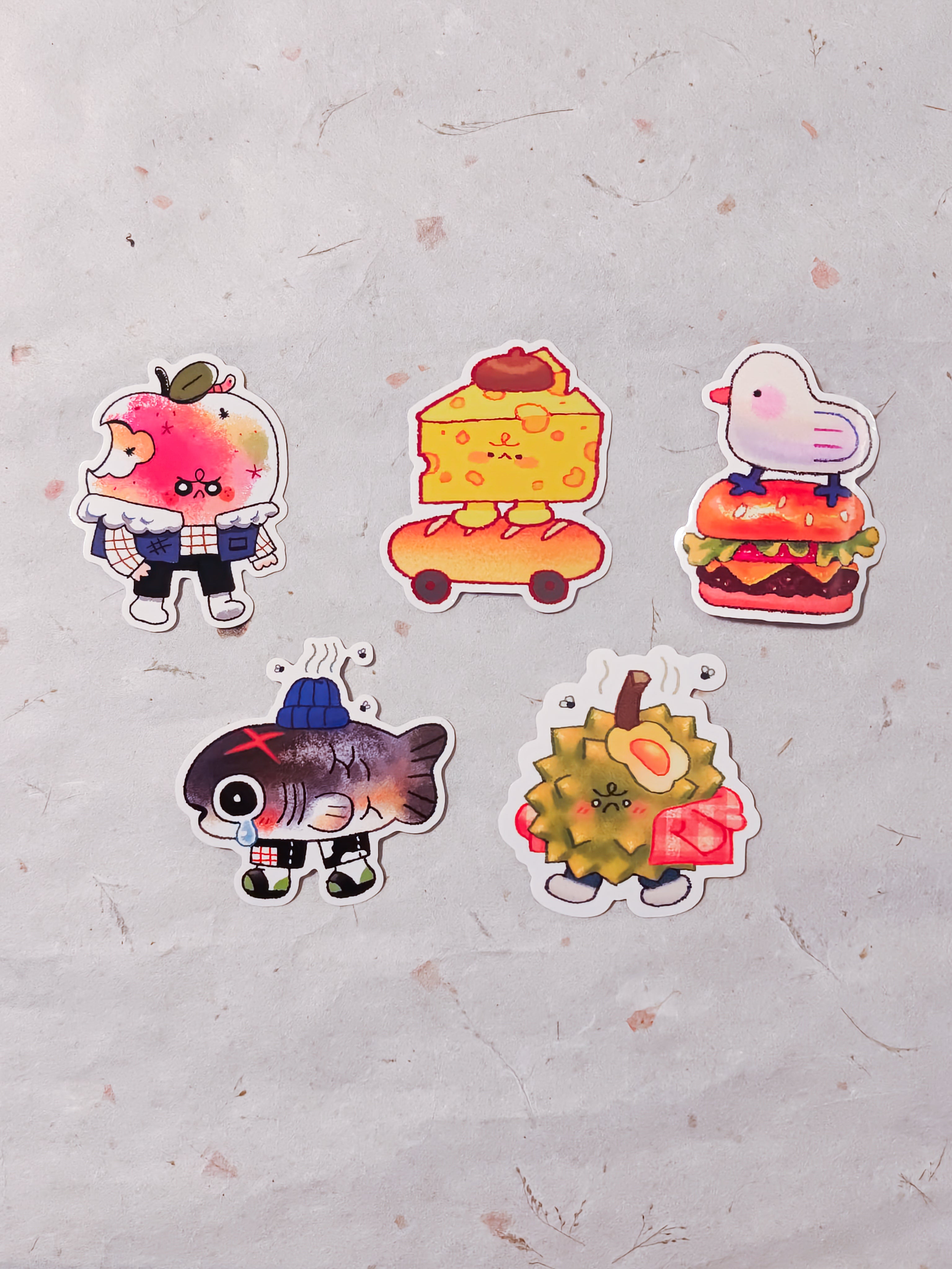 Glossy Rotten Gang Vinyl Die-Cut Sticker Pack