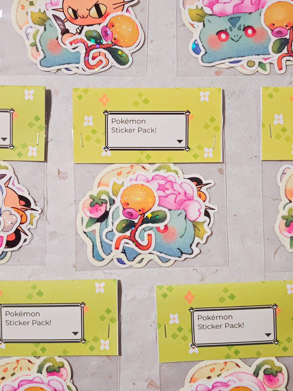 Vinyl Pokemon Vinyl Die-Cut Sticker Pack