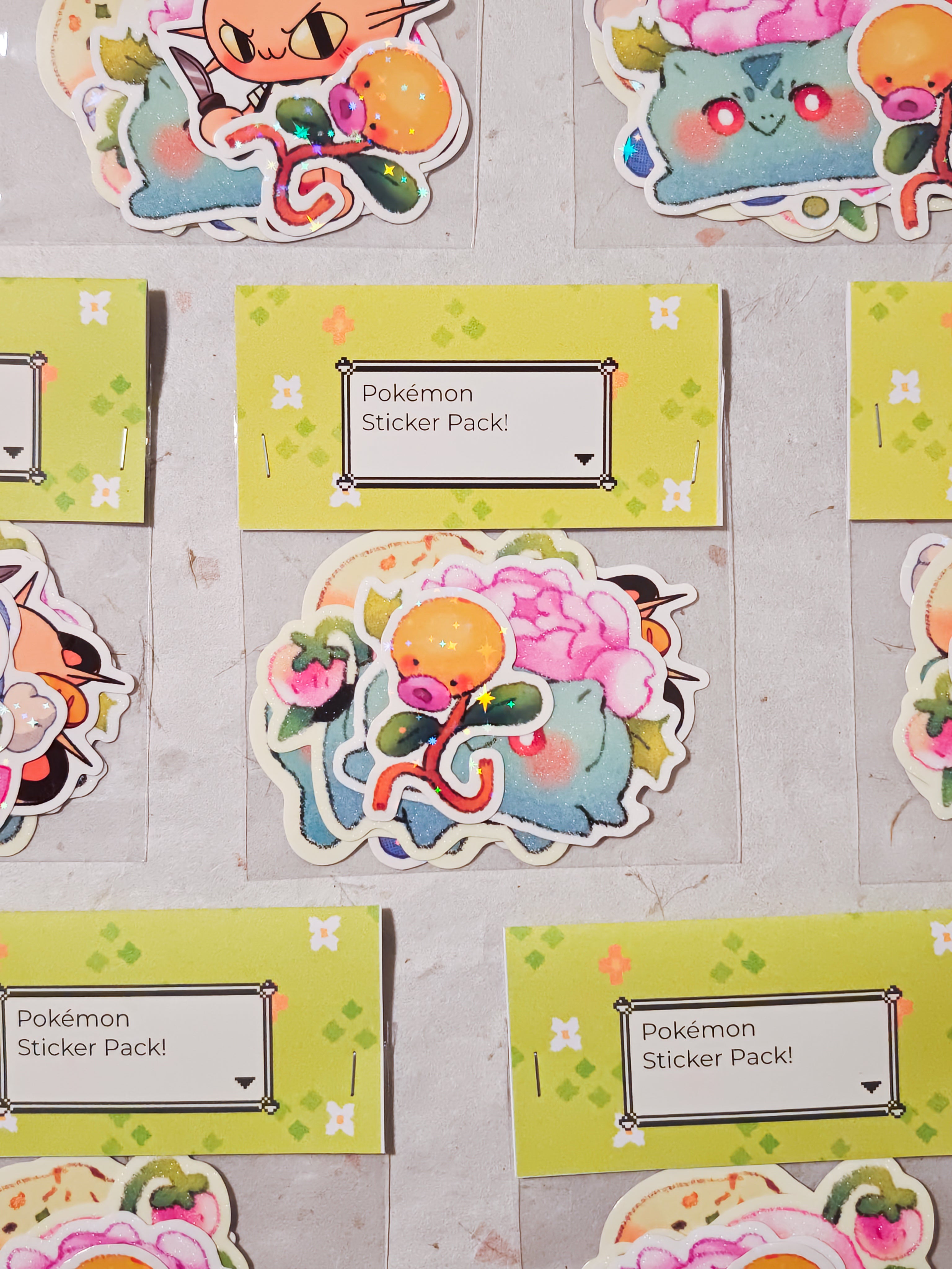 Vinyl Pokemon Vinyl Die-Cut Sticker Pack
