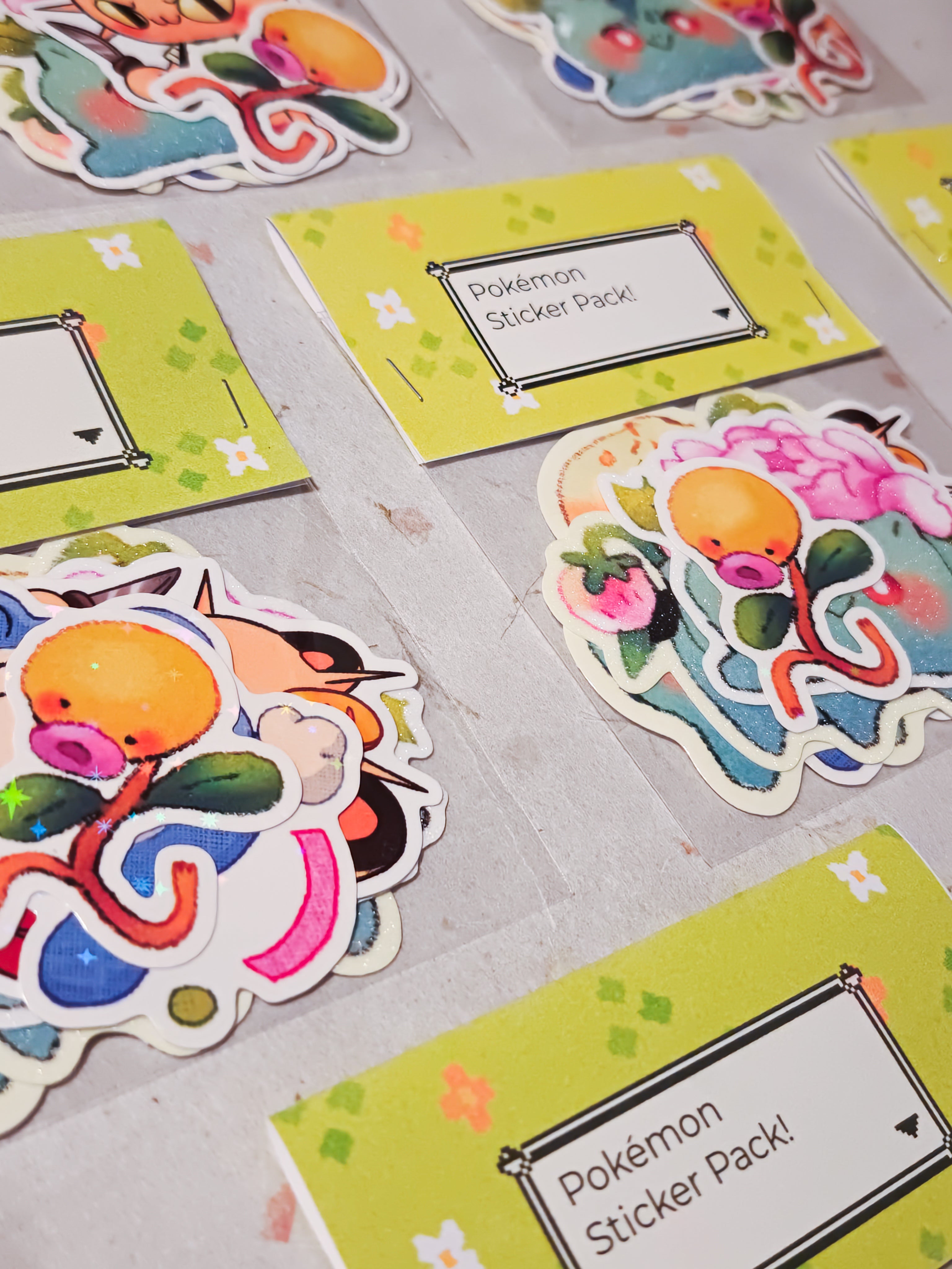 Vinyl Pokemon Vinyl Die-Cut Sticker Pack