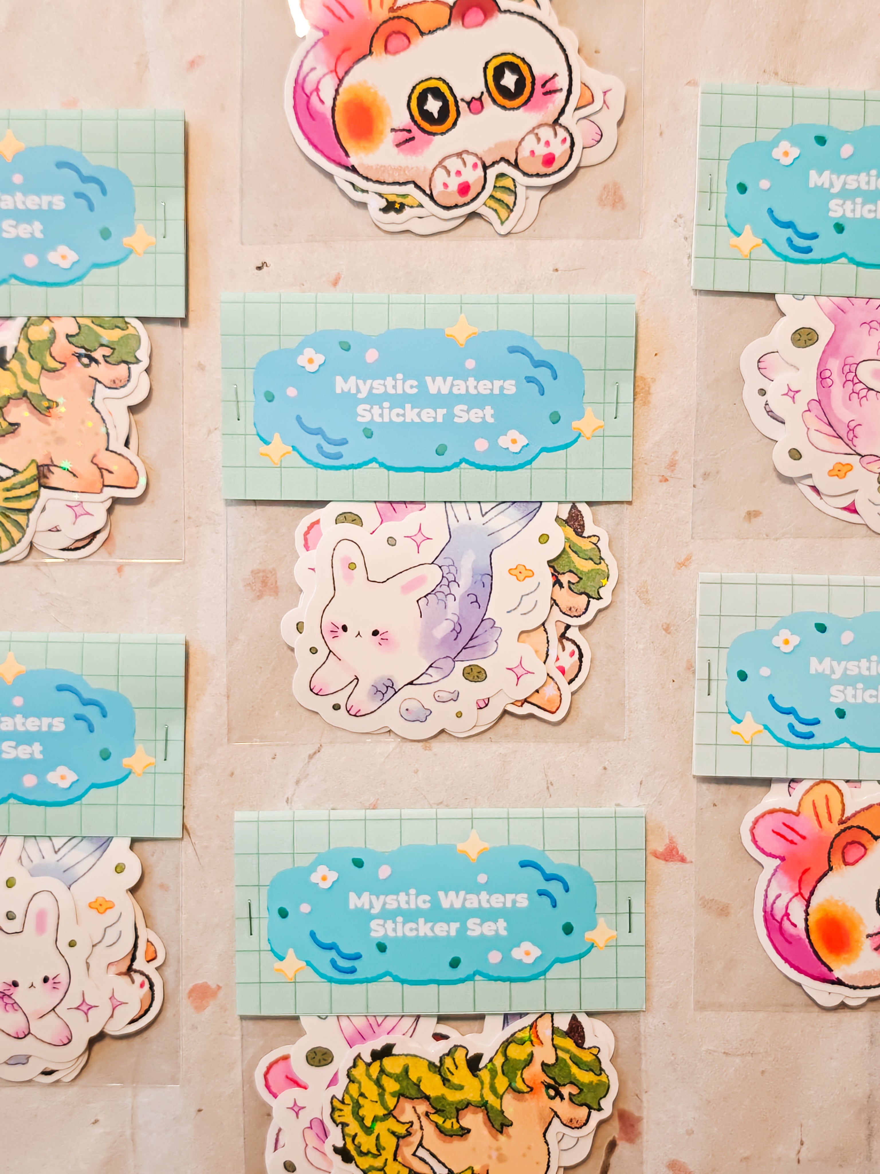 Glossy Mystic Water Die-Cut Sticker Pack