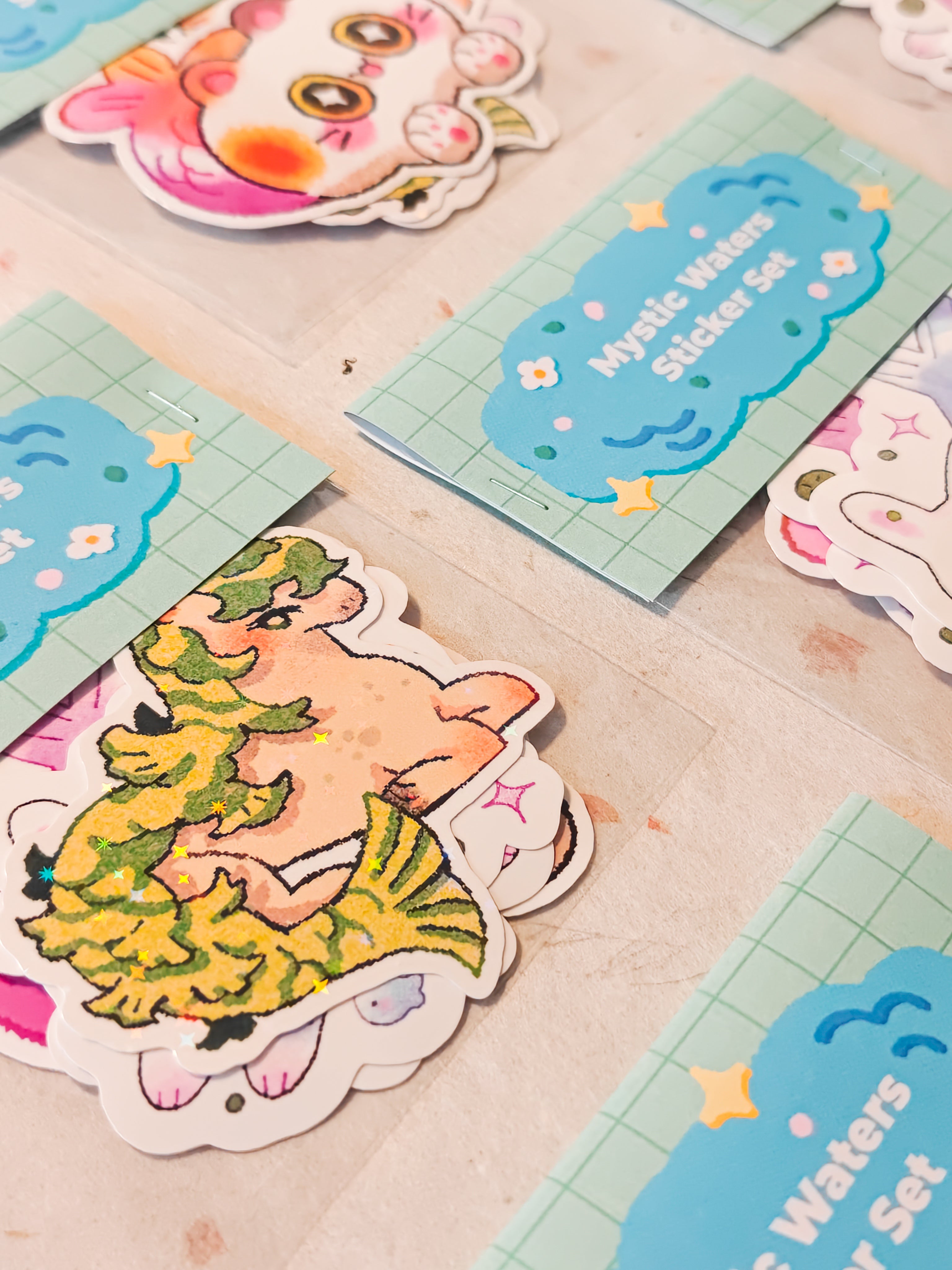 Glossy Mystic Water Die-Cut Sticker Pack