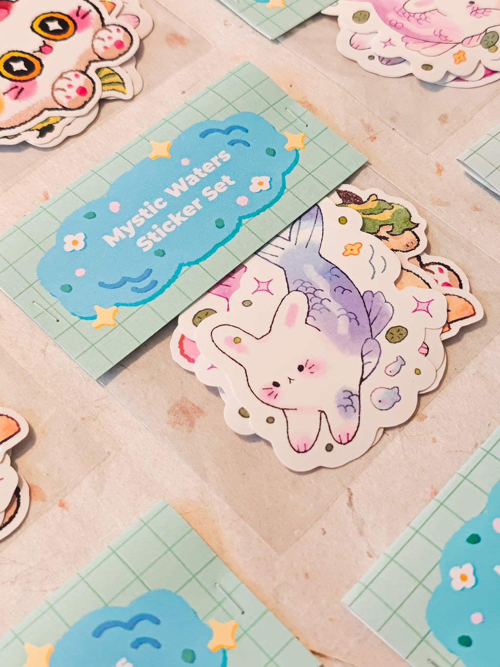 Glossy Mystic Water Die-Cut Sticker Pack