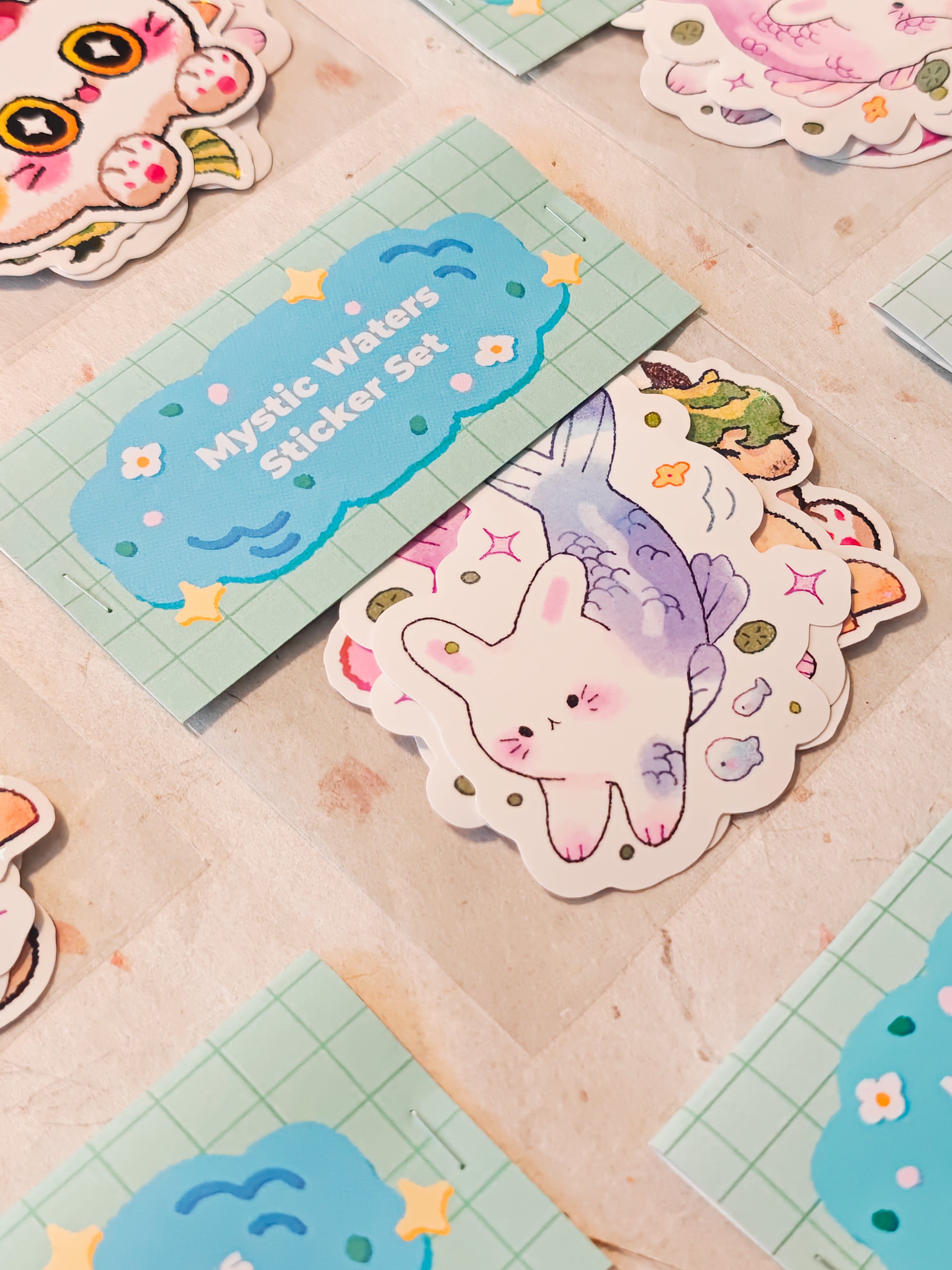 Glossy Mystic Water Die-Cut Sticker Pack