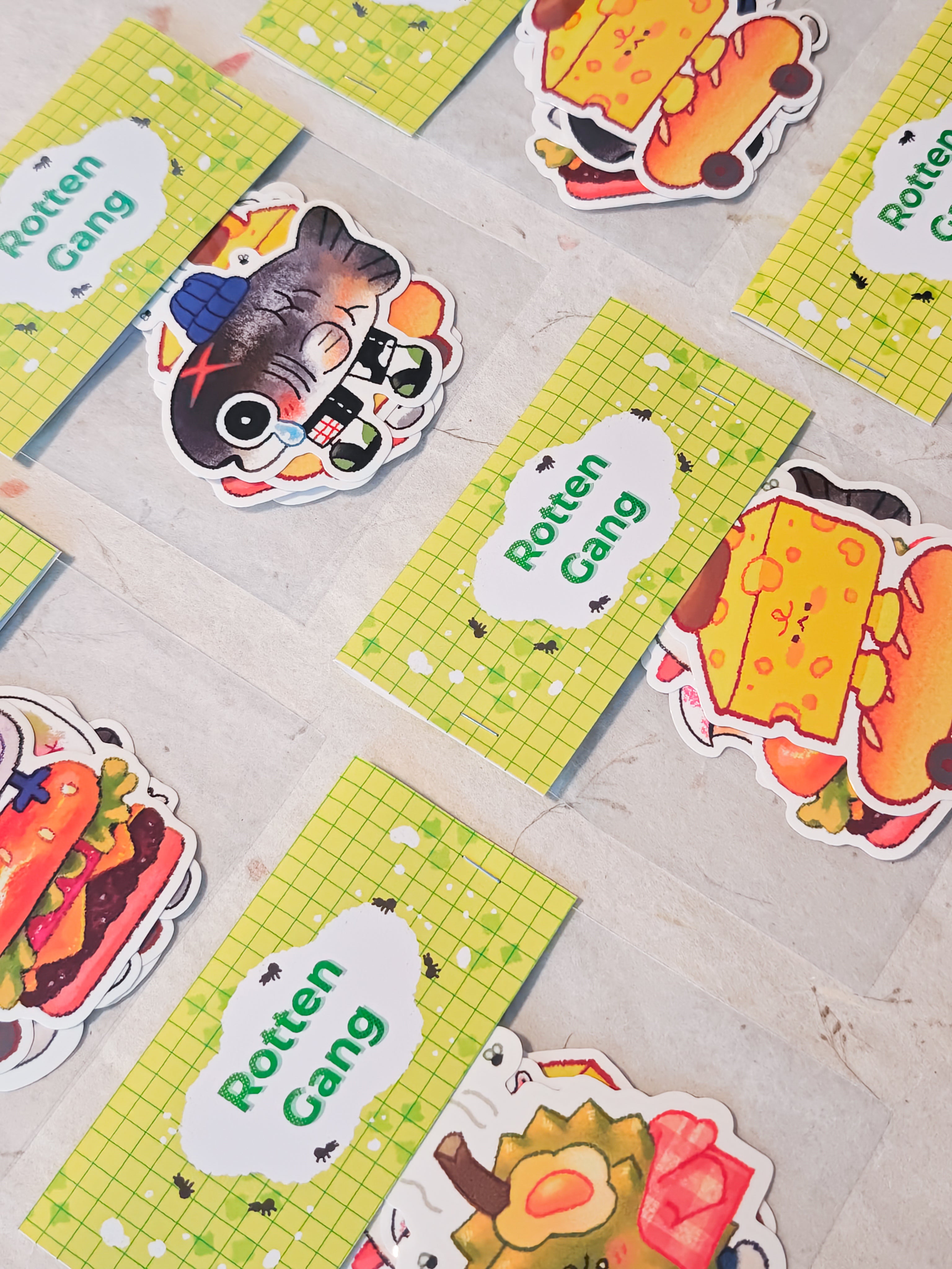 Glossy Rotten Gang Vinyl Die-Cut Sticker Pack