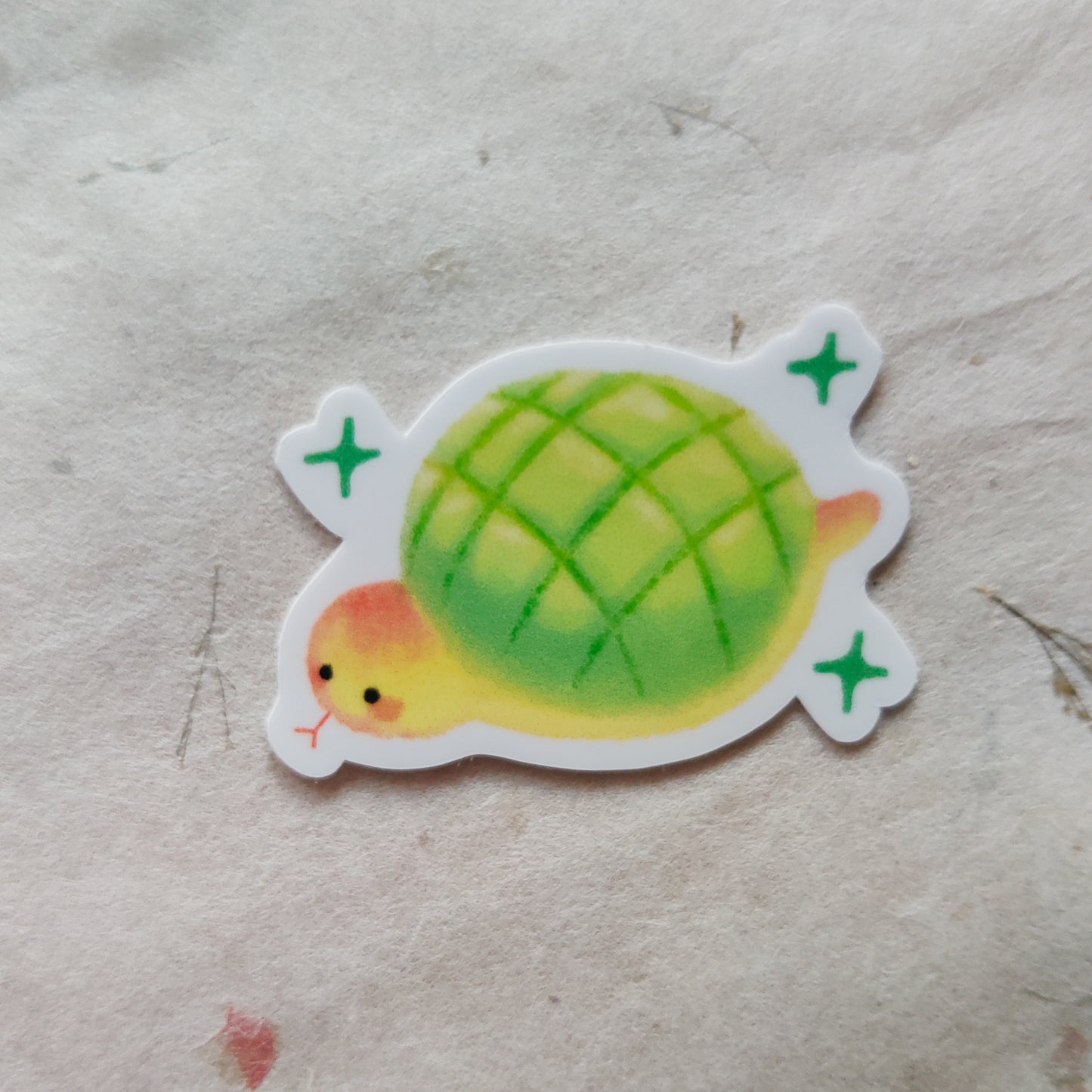 Snake Melon Bun Sticker ~ Green