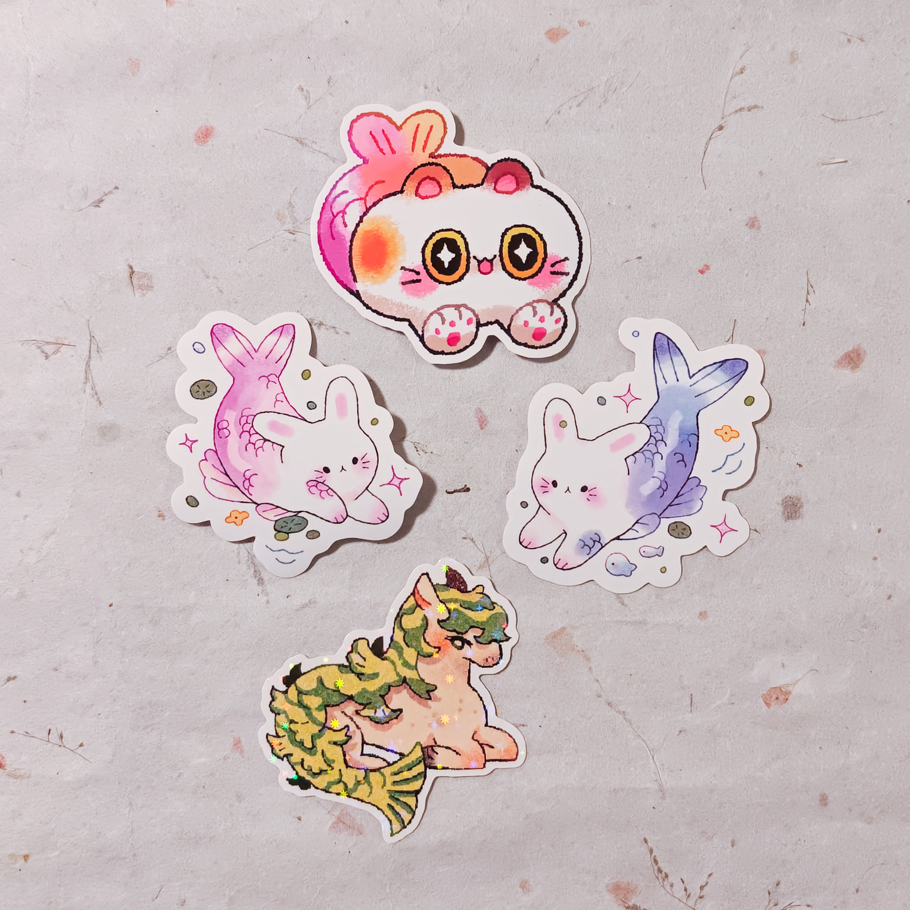 Glossy Mystic Water Die-Cut Sticker Pack