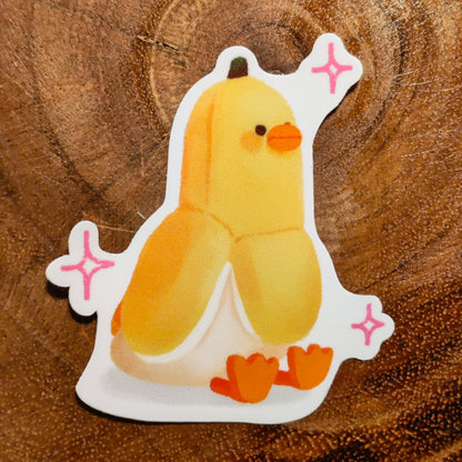 Banana Duck Sticker