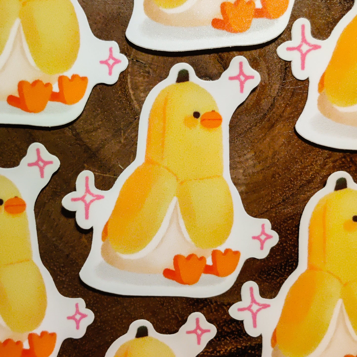 Banana Duck Sticker