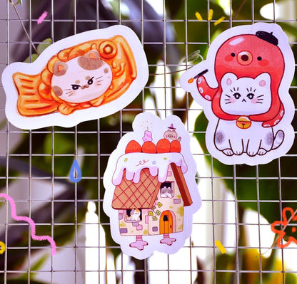 Taiyaki Cat Sticker