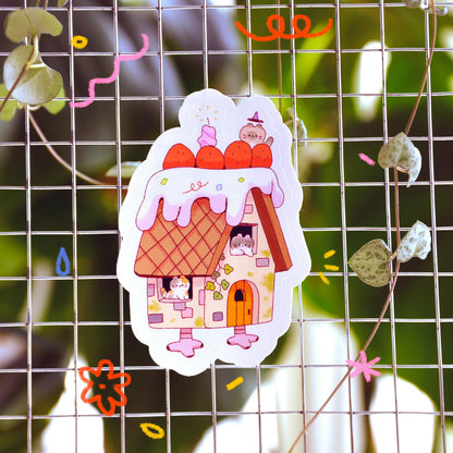 Cute Baba Yaga Sticker
