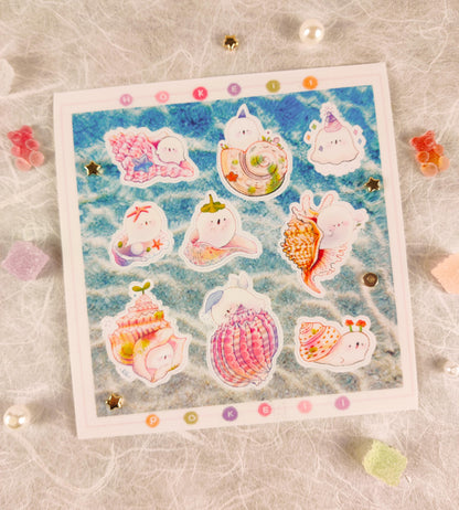 Kawaii Ghost in the Shell Sticker Sheet
