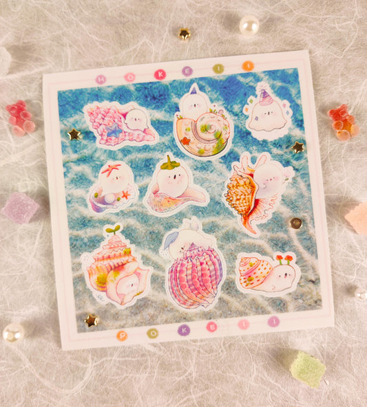 Kawaii Ghost in the Shell Sticker Sheet