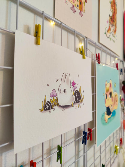 Chibi Totoro Mini Print