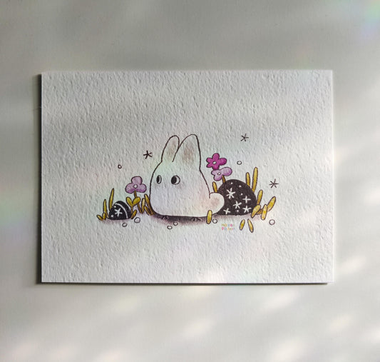 Chibi Totoro Mini Print