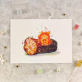 May All Your Bacon Burn Mini Textured Art Print