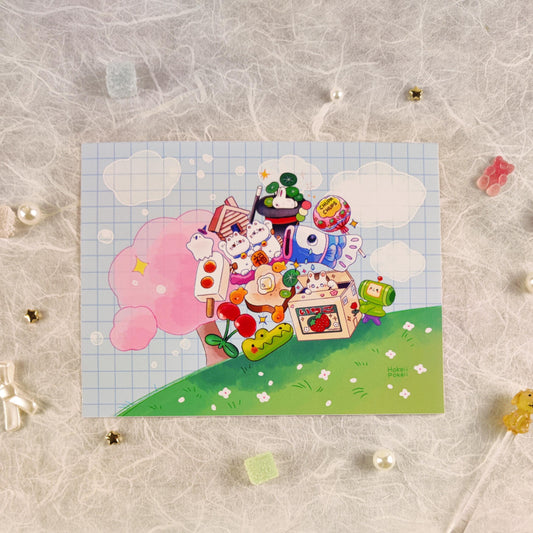 Katamari Damacy Reroll Mini Print