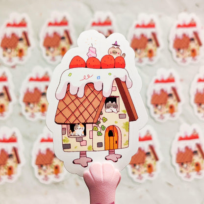 Cute Baba Yaga Sticker