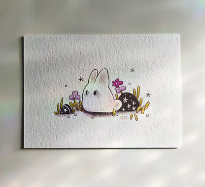 Chibi Totoro Mini Print