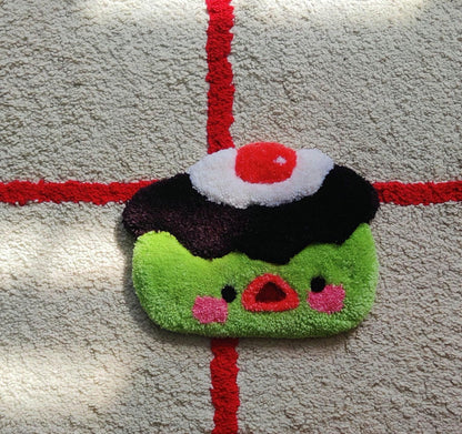 Adorable Kappa Egg Tufted Rug