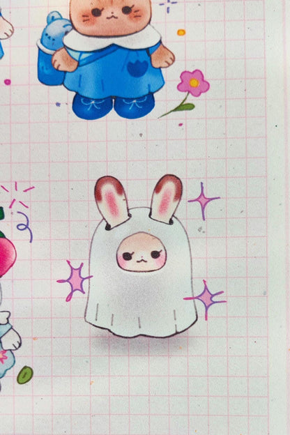 Kawaii Calico Critter Print