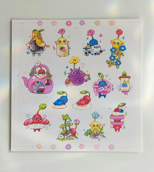 Pikmin Collection No. 1 Print