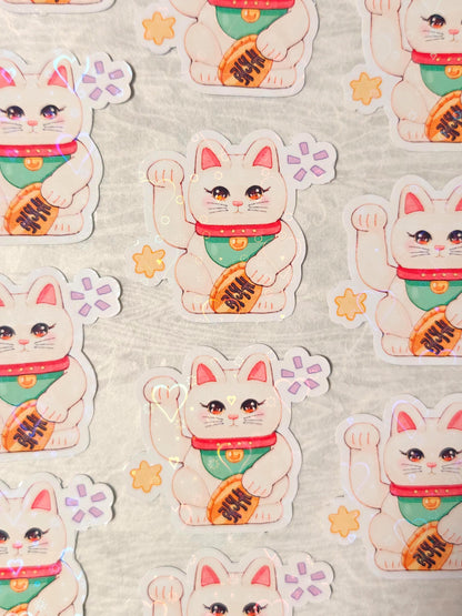 Cute Maneki Neko Sticker