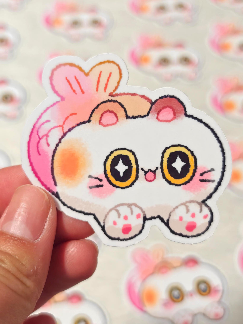Glossy Mercat Vinyl Sticker