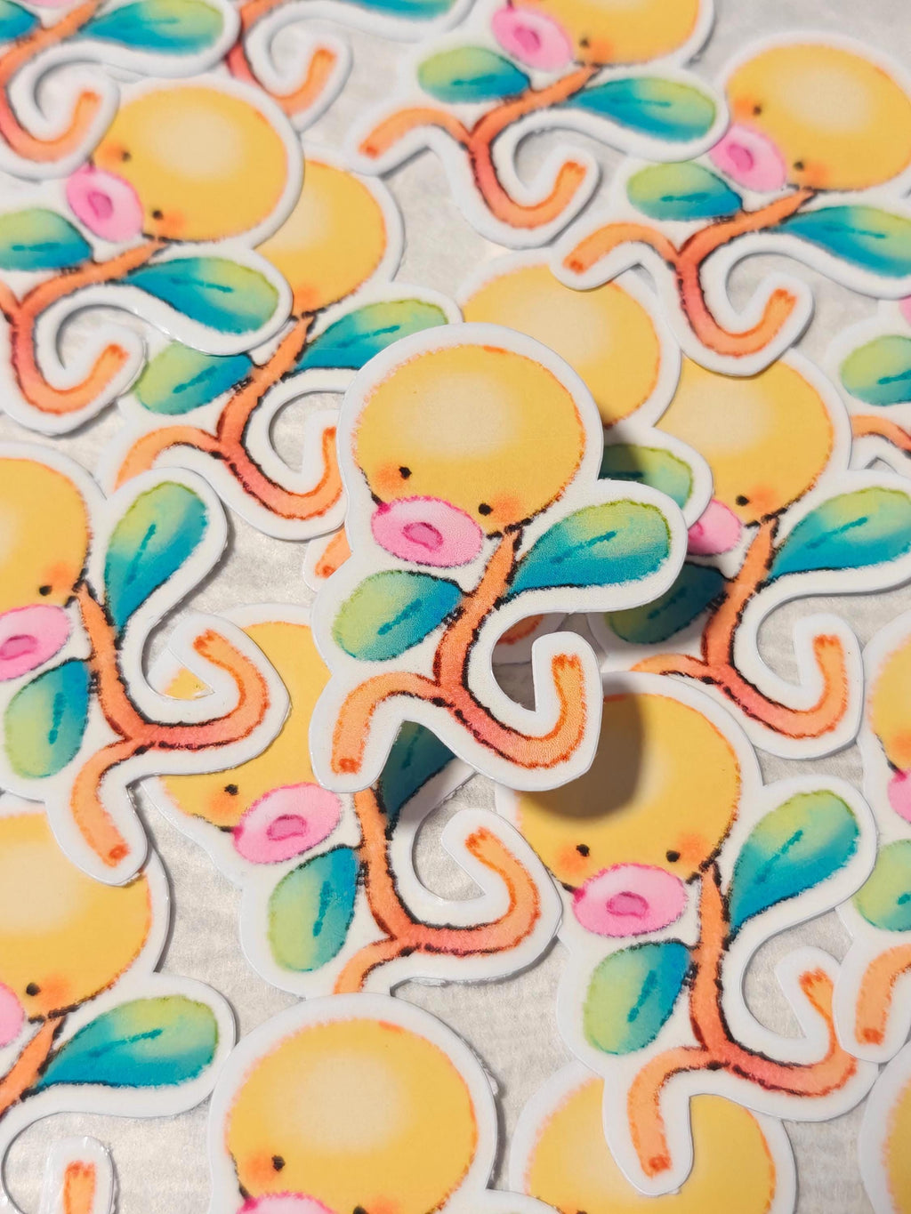 Glossy Pocket Friends Vinyl Sticker ~ Bellsprout