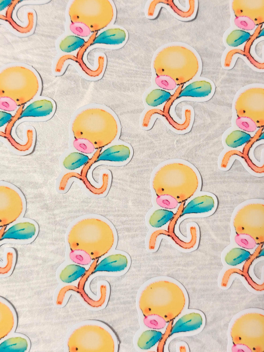 Glossy Pocket Friends Vinyl Sticker ~ Bellsprout