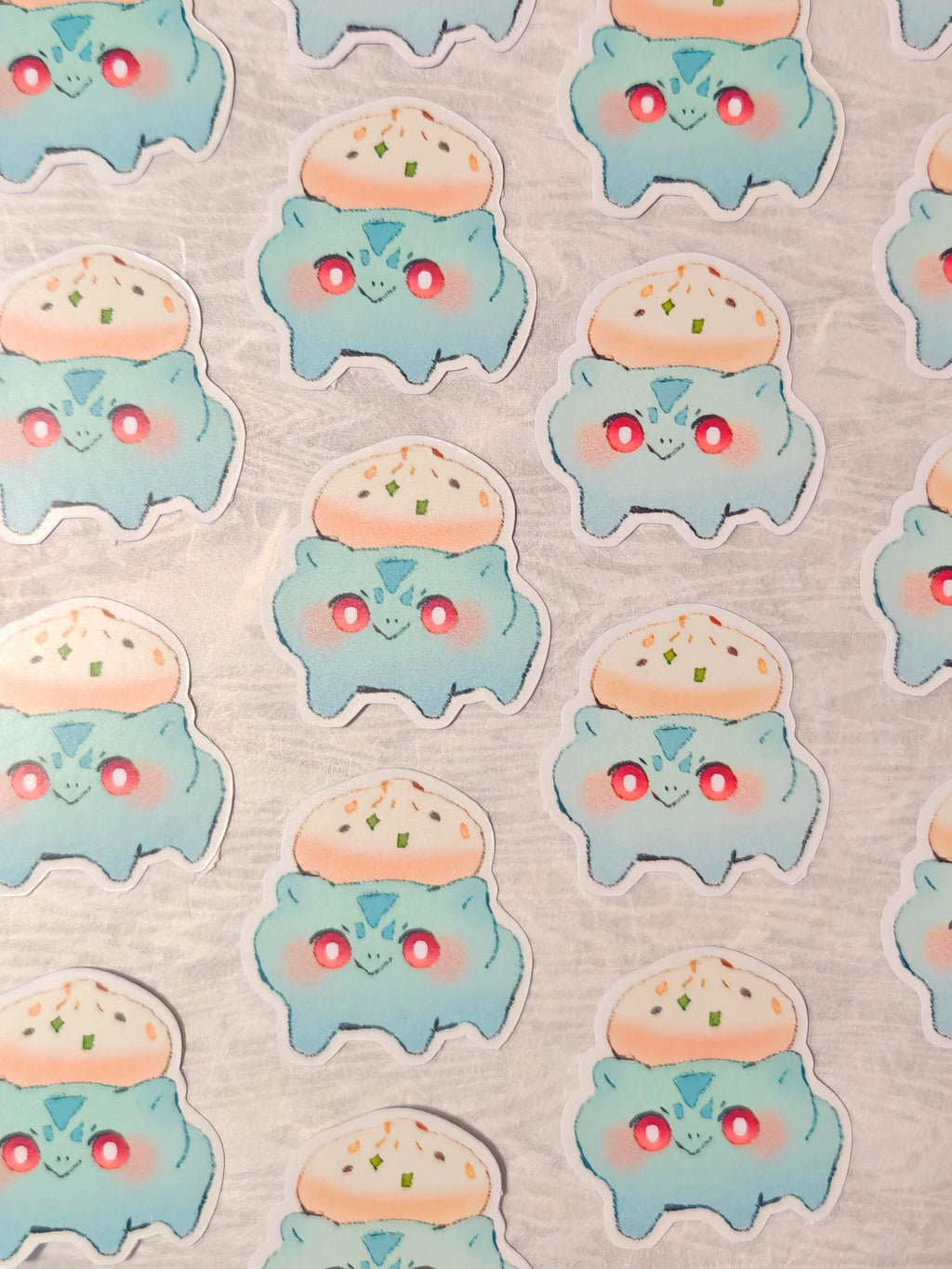 Glossy Pocket Friends Vinyl Sticker ~ Bulbasaur Bao
