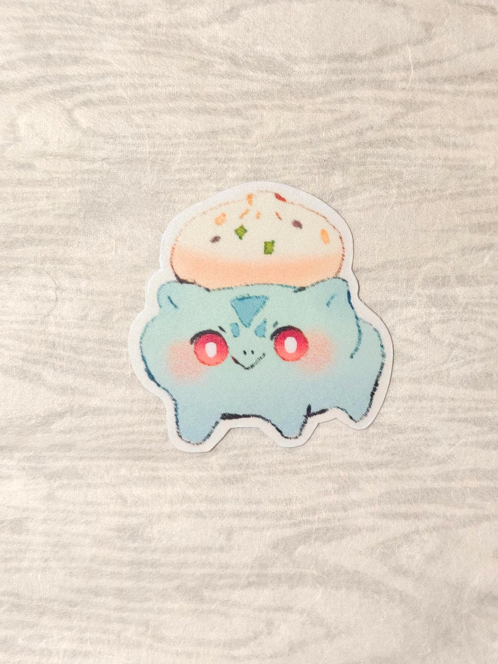 Glossy Pocket Friends Vinyl Sticker ~ Bulbasaur Bao