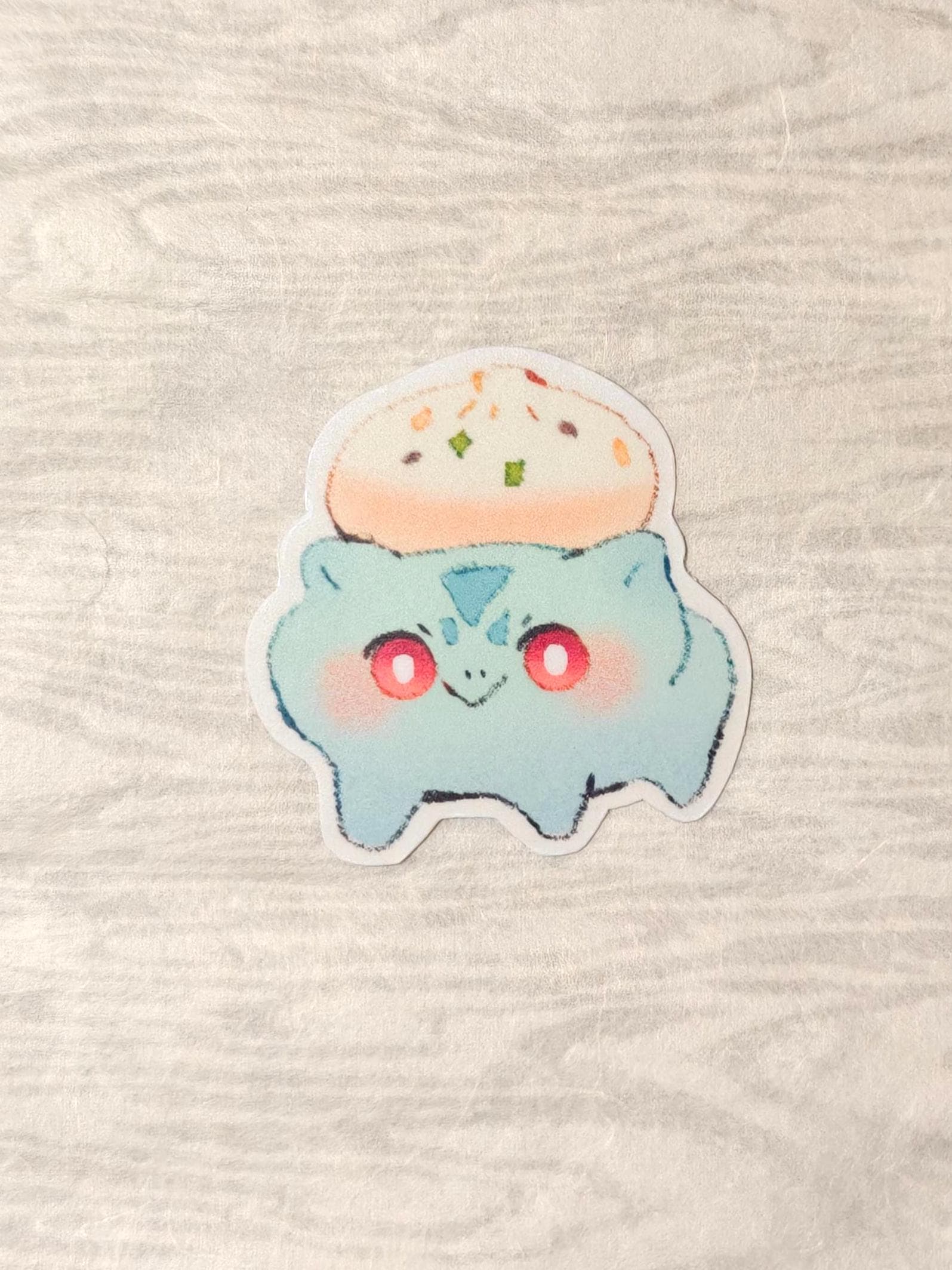Glossy Pocket Friends Vinyl Sticker ~ Bulbasaur Bao