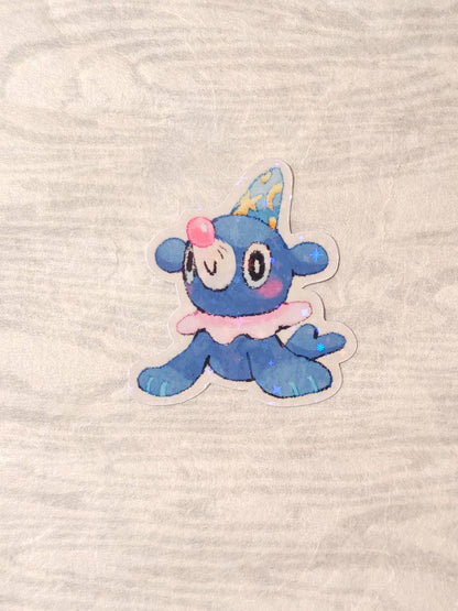 Cute Holographic Pokémon Sticker ~ Popplio
