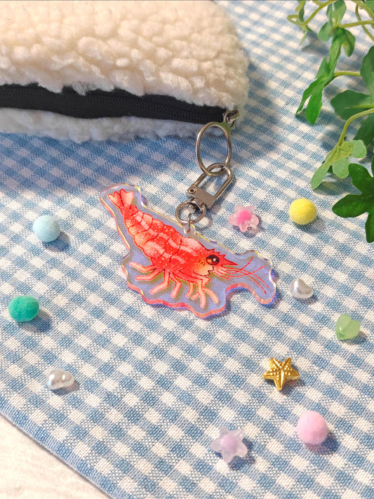 Cute Acrylic Keychain - Shrimp