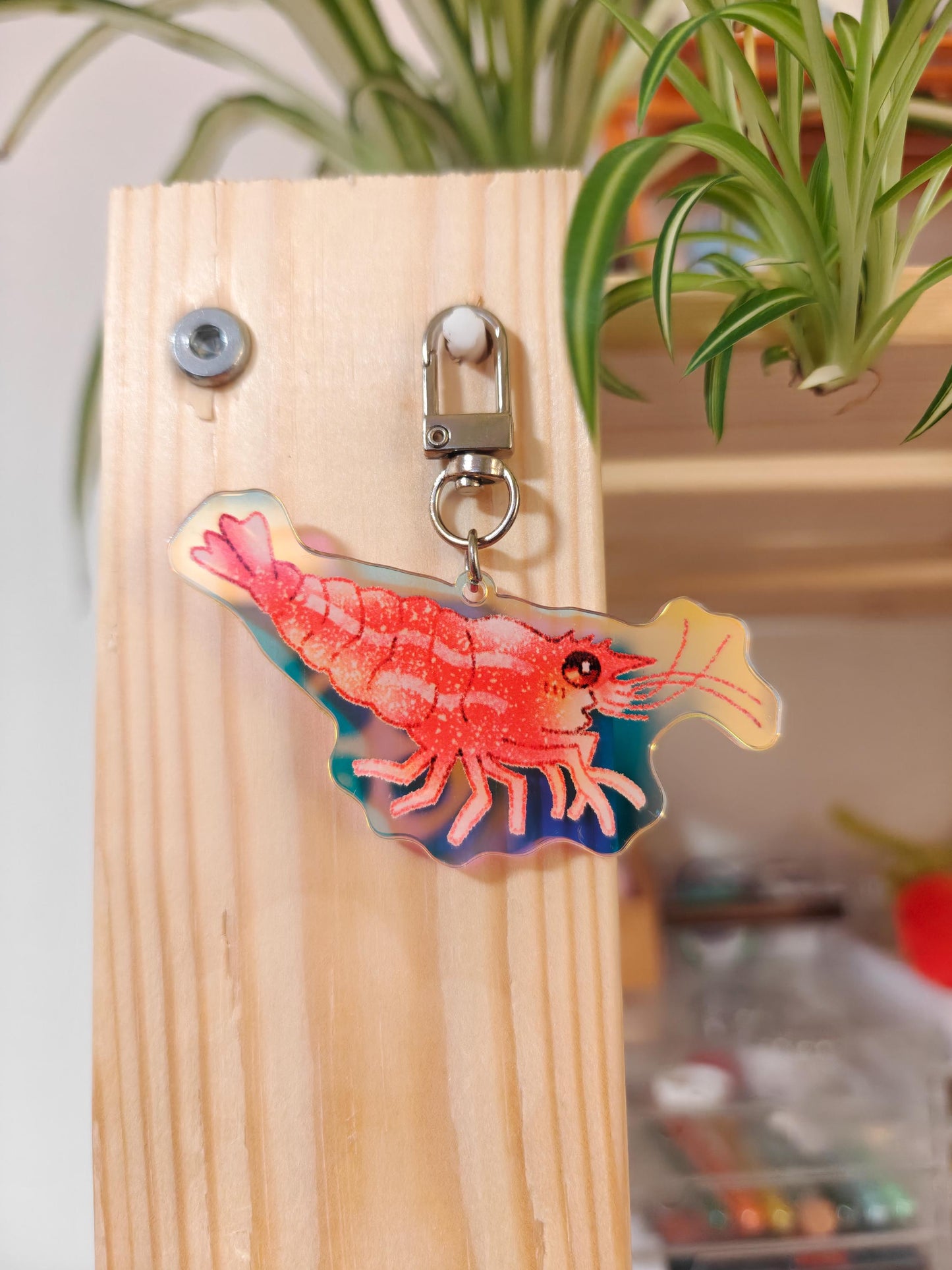 Cute Acrylic Keychain - Shrimp