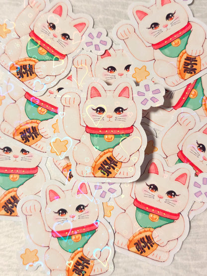 Cute Maneki Neko Sticker